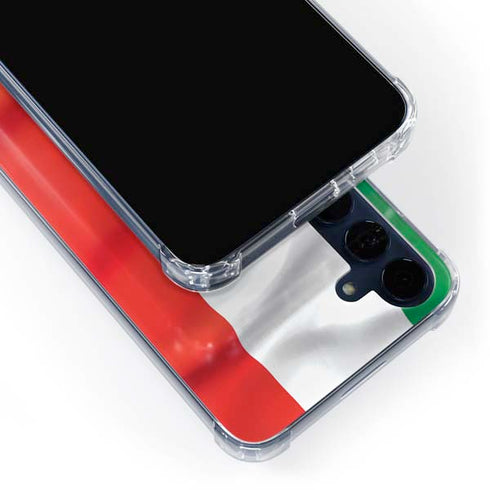 Italy Flag Galaxy S24 Clear Case